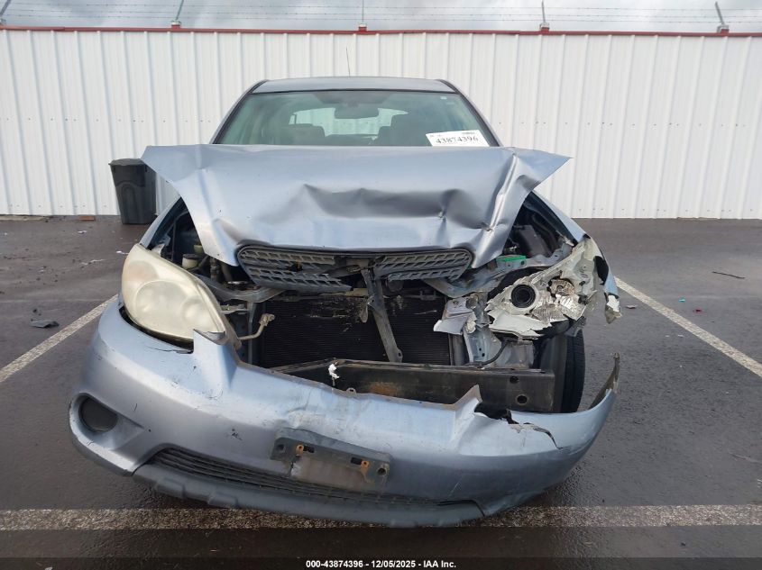 2005 Toyota Matrix VIN: 2T1KR32E45C463927 Lot: 43874396