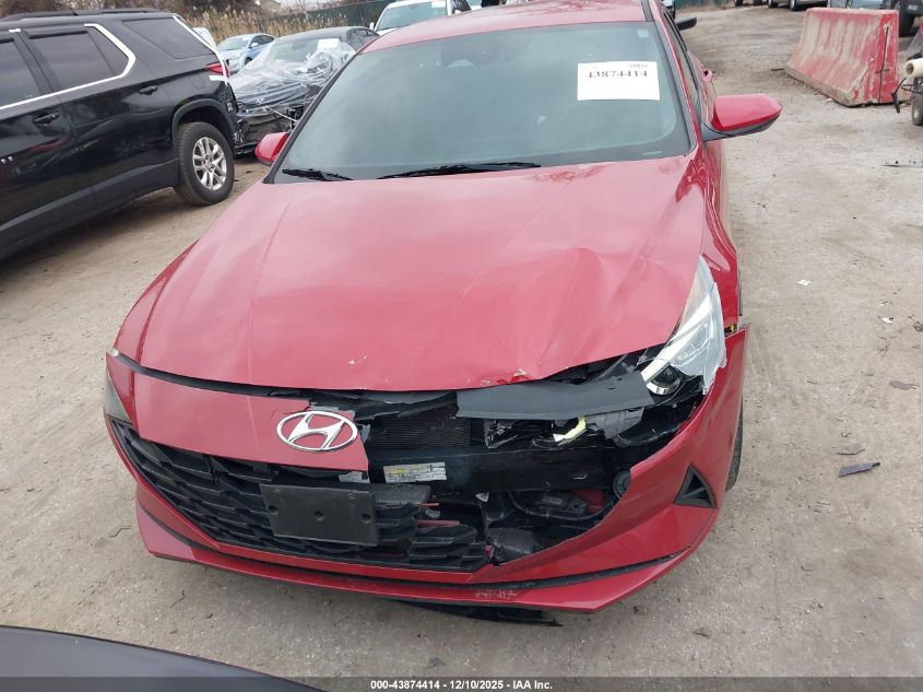 2022 Hyundai Elantra Se VIN: KMHLL4AG6NU357234 Lot: 43874414