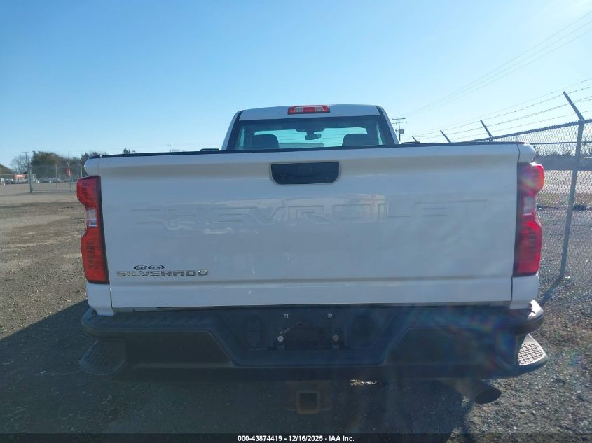 2020 Chevrolet Silverado 2500Hd 4Wd Long Bed Wt VIN: 1GC3YLE74LF182025 Lot: 43874419