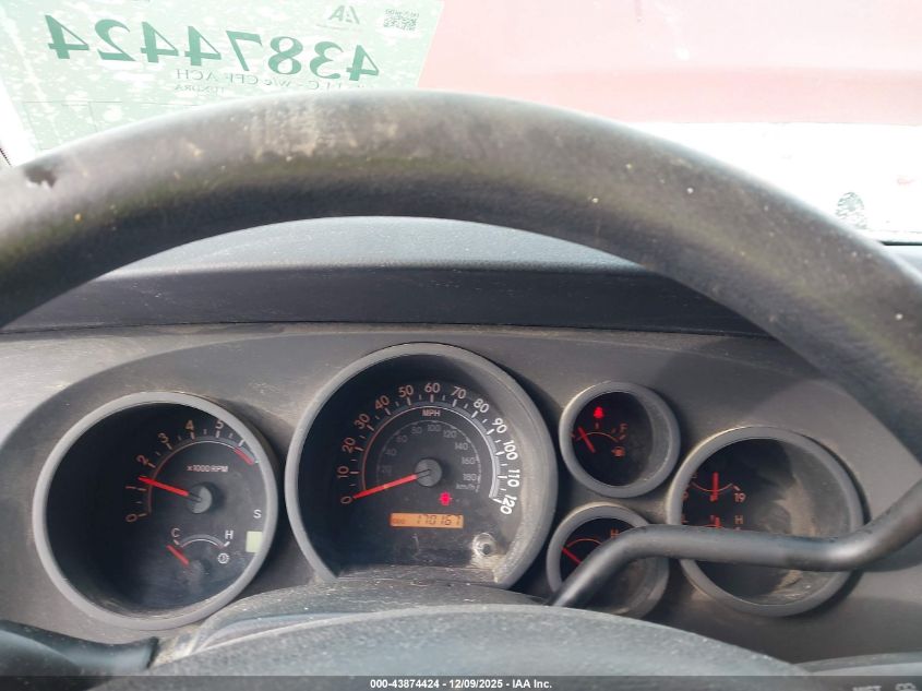 2008 Toyota Tundra Base 5.7L V8 VIN: 5TFBV54138X060058 Lot: 43874424