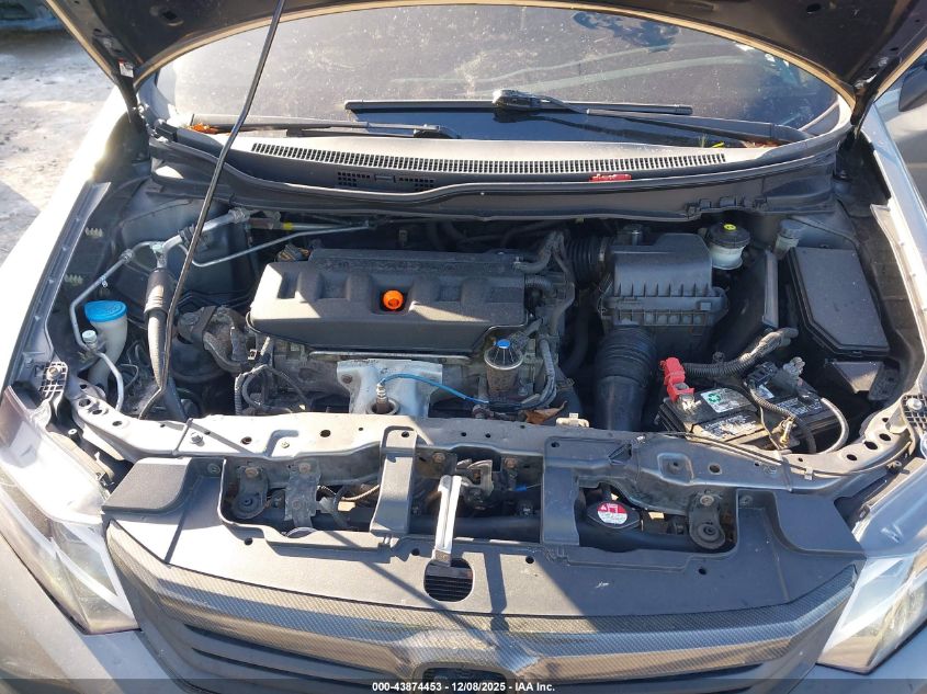 2012 Honda Civic Lx VIN: 19XFB2E50CE027604 Lot: 43874453