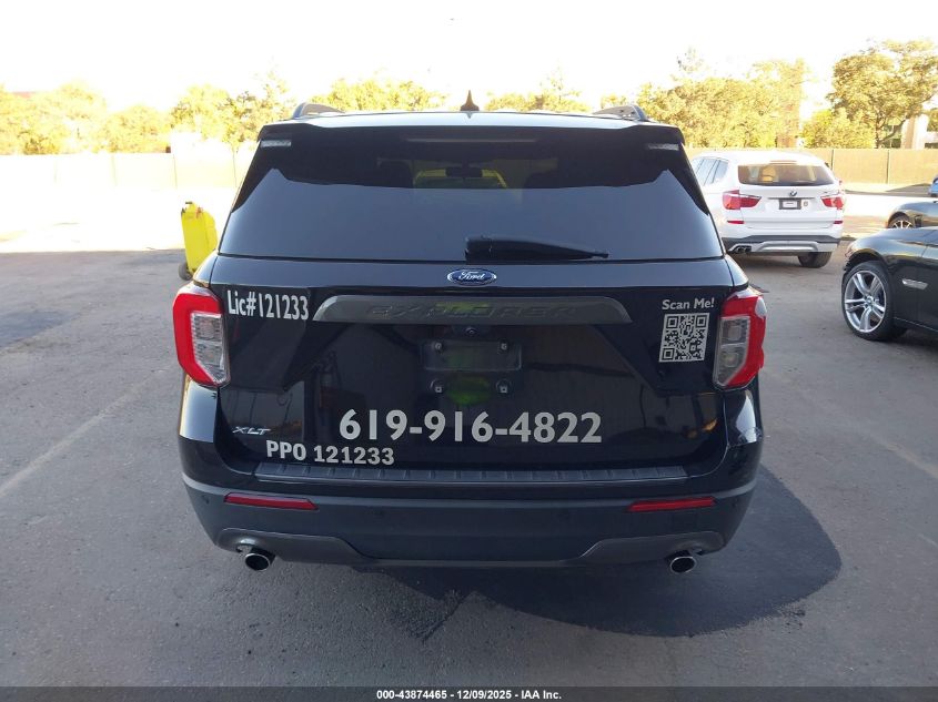 2022 Ford Explorer Xlt VIN: 1FMSK7DH6NGA66235 Lot: 43874465