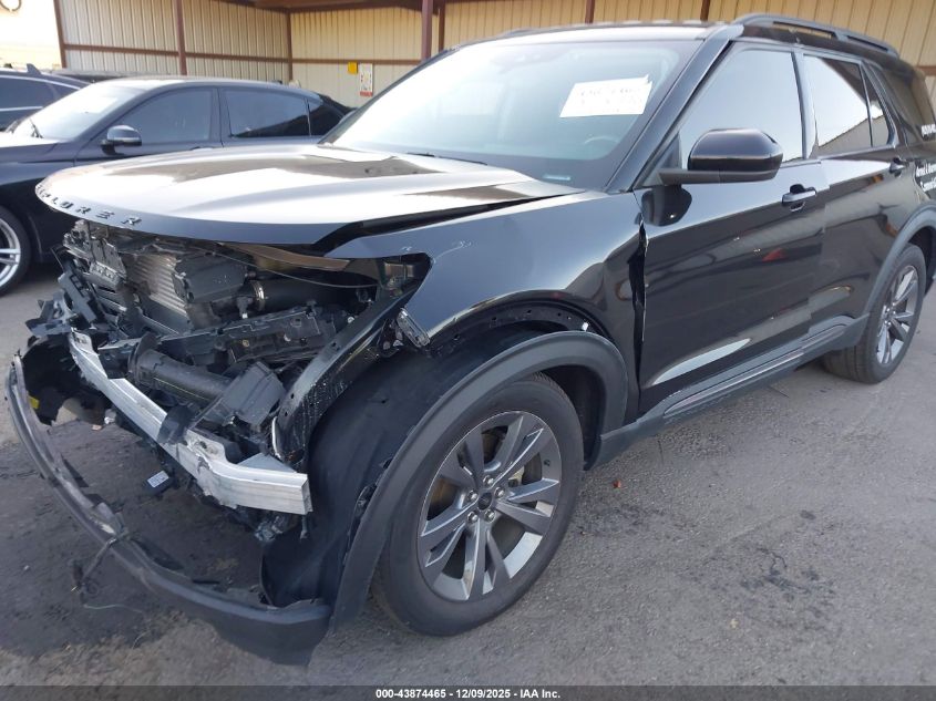 2022 Ford Explorer Xlt VIN: 1FMSK7DH6NGA66235 Lot: 43874465