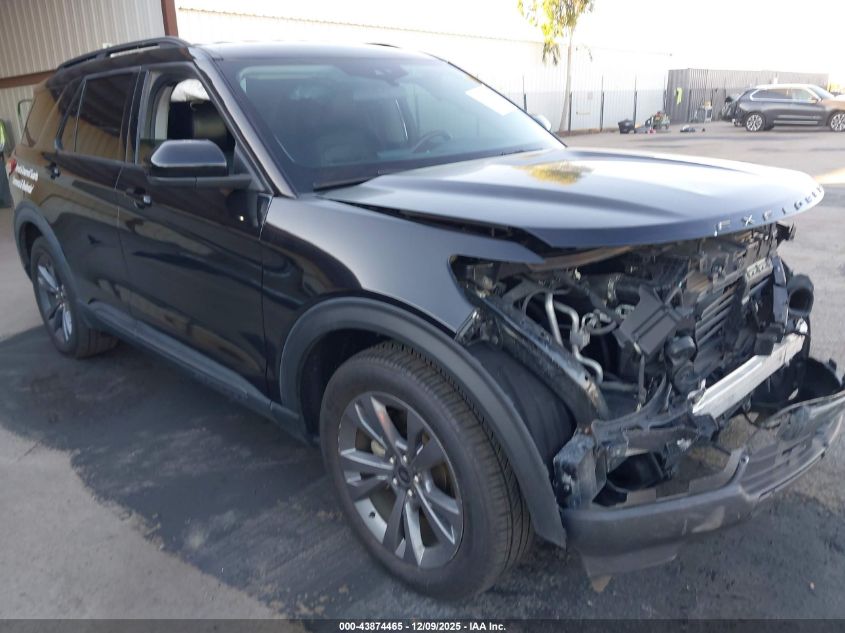 2022 Ford Explorer Xlt VIN: 1FMSK7DH6NGA66235 Lot: 43874465