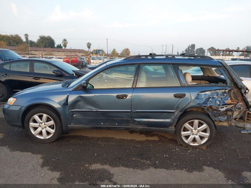 2006 Subaru Outback 2.5I VIN: 4S4BP61C367319257 Lot: 43874474