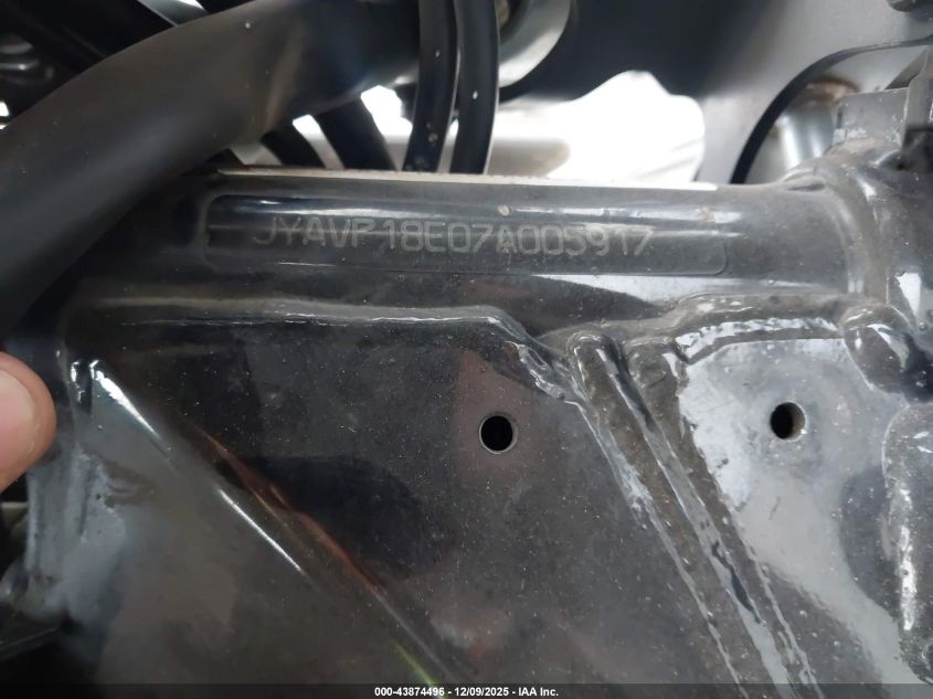 2007 Yamaha Xvz13 Ct VIN: JYAVP18E07A005917 Lot: 43874496