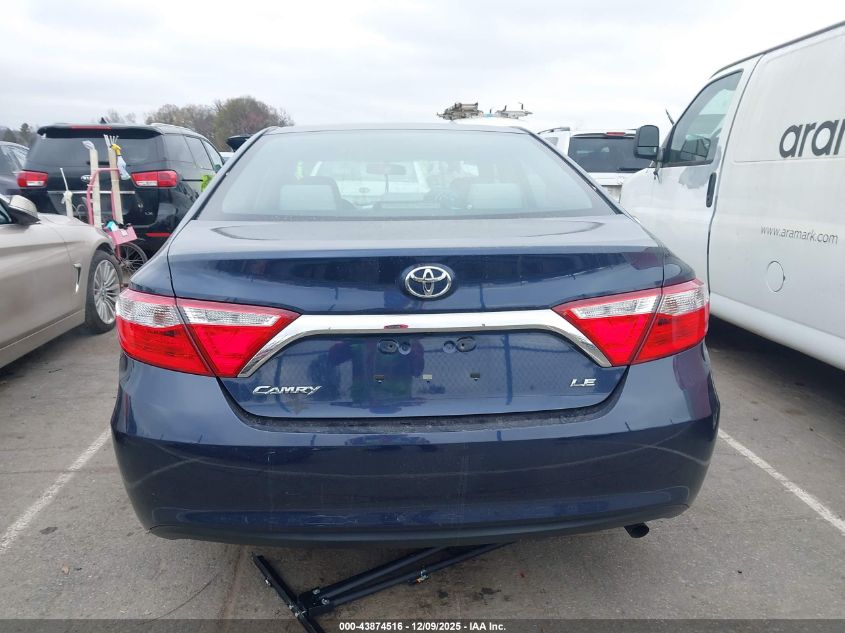 2015 Toyota Camry Le VIN: 4T4BF1FK2FR508902 Lot: 43874516