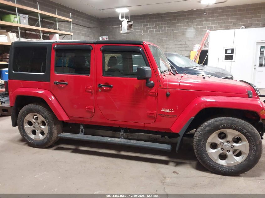 2015 Jeep Wrangler Unlimited Sahara VIN: 1C4BJWEGXFL502536 Lot: 43874562