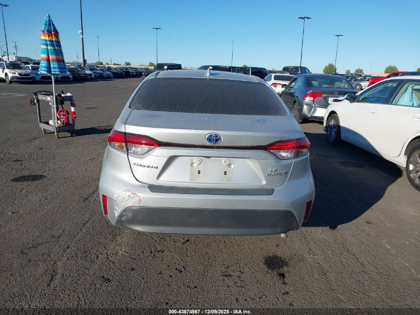 2023 Toyota Corolla Hybrid Le VIN: JTDBCMFE2P3025288 Lot: 43874567