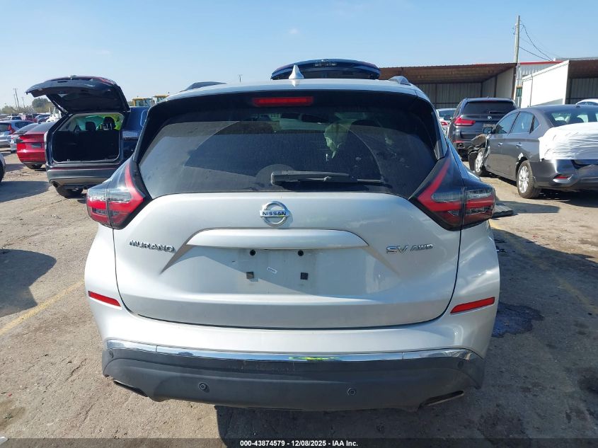 2020 Nissan Murano Sv Intelligent Awd VIN: 5N1AZ2BS7LN105447 Lot: 43874579