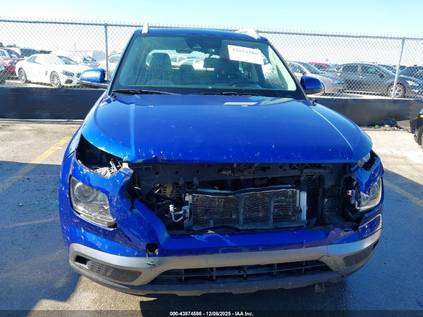 2021 Hyundai Venue Sel VIN: KMHRC8A36MU070991 Lot: 43874586