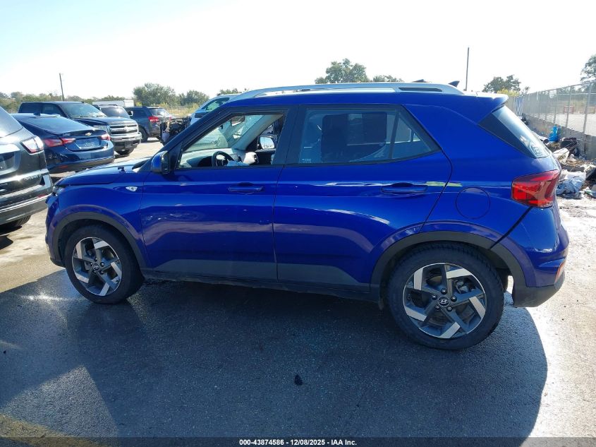 2021 Hyundai Venue Sel VIN: KMHRC8A36MU070991 Lot: 43874586