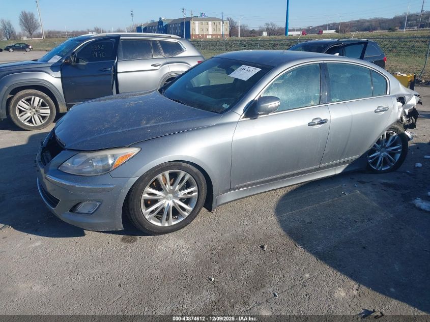 2014 Hyundai Genesis 3.8 VIN: KMHGC4DD0EU262672 Lot: 43874612