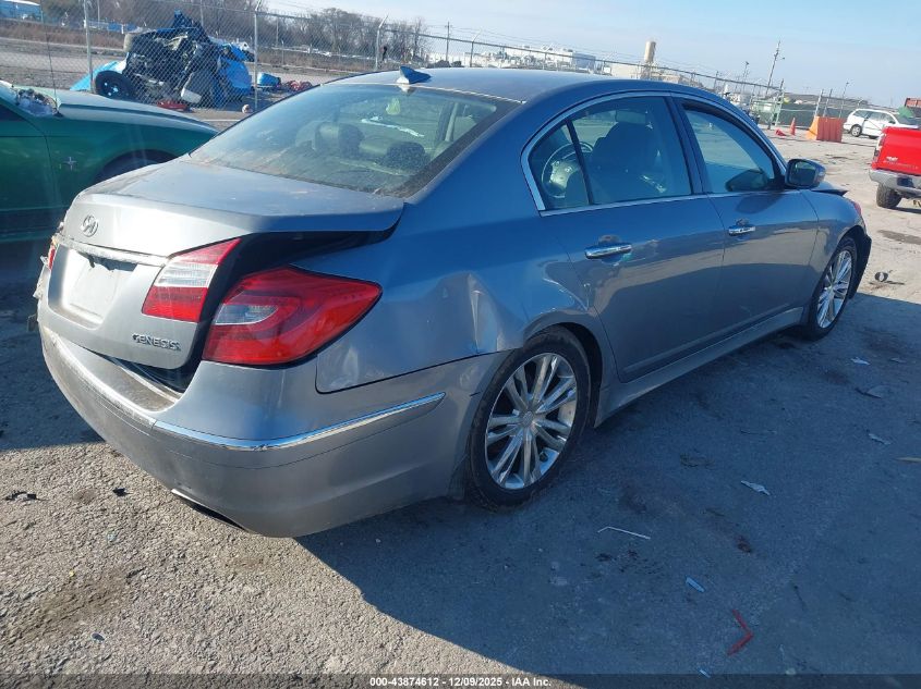 2014 Hyundai Genesis 3.8 VIN: KMHGC4DD0EU262672 Lot: 43874612