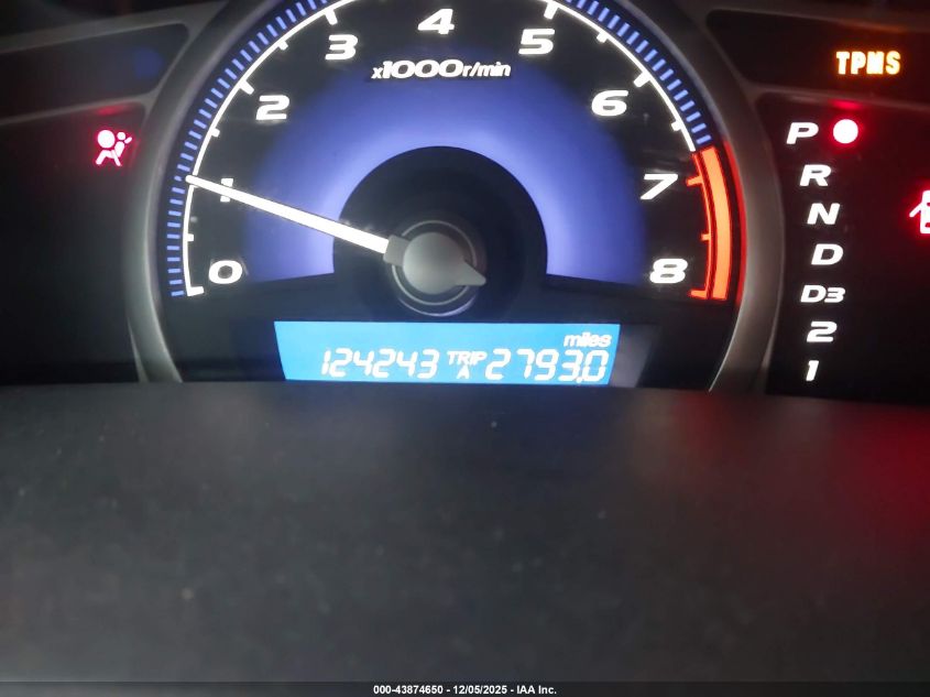 2009 Honda Civic Lx VIN: 19XFA16549E052252 Lot: 43874650