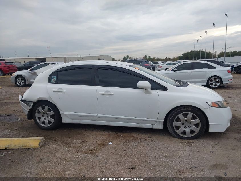 2009 Honda Civic Lx VIN: 19XFA16549E052252 Lot: 43874650