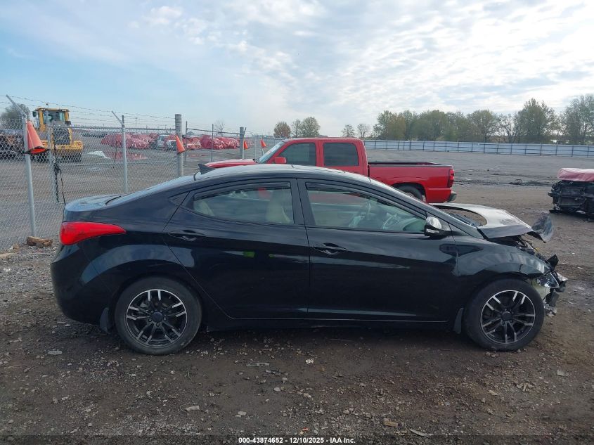 2012 Hyundai Elantra Limited VIN: 5NPDH4AE2CH090495 Lot: 43874652