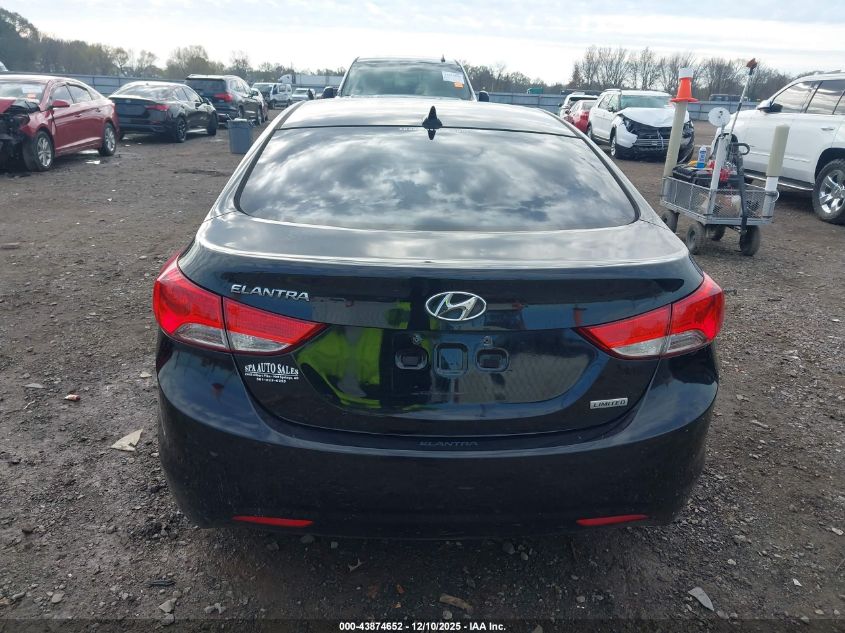 2012 Hyundai Elantra Limited VIN: 5NPDH4AE2CH090495 Lot: 43874652