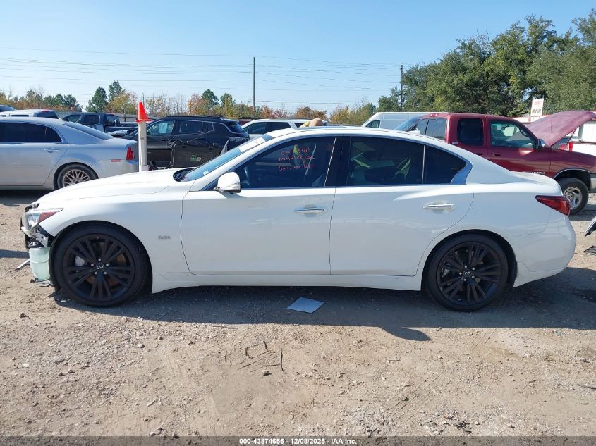 2019 Infiniti Q50 3.0T Sport VIN: JN1EV7AP3KM518291 Lot: 43874656
