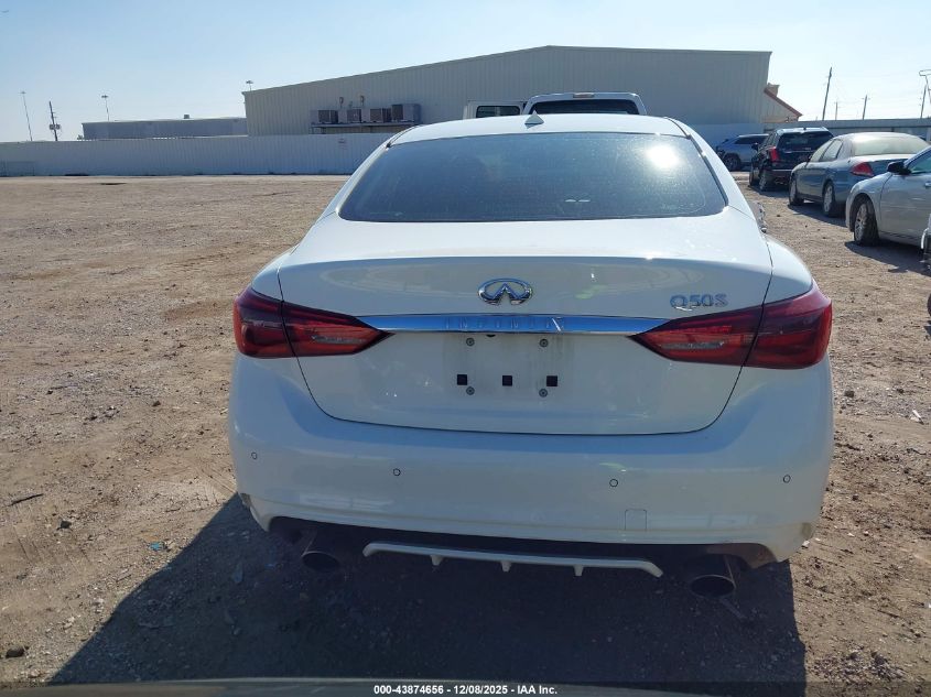 2019 Infiniti Q50 3.0T Sport VIN: JN1EV7AP3KM518291 Lot: 43874656