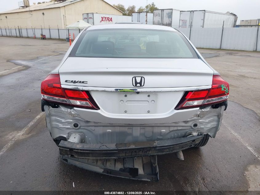 2014 Honda Civic Lx VIN: 19XFB2F57EE233312 Lot: 43874682