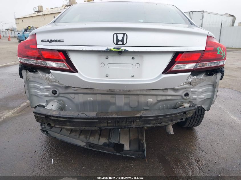 2014 Honda Civic Lx VIN: 19XFB2F57EE233312 Lot: 43874682