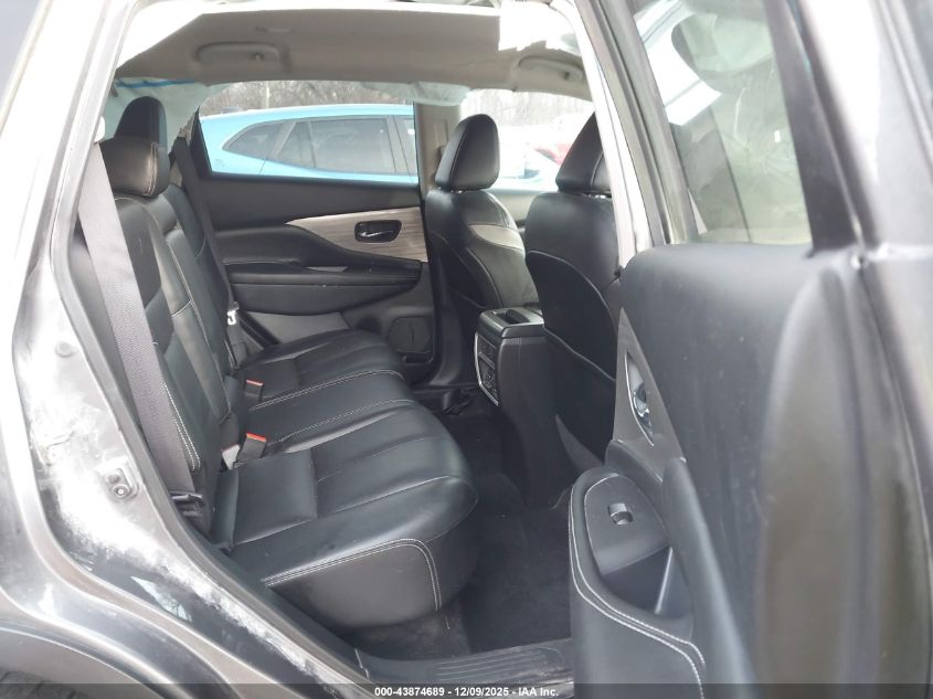 2018 Nissan Murano Sl VIN: 5N1AZ2MH9JN195702 Lot: 43874689