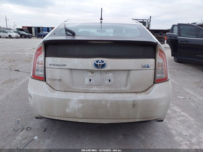 2012 Toyota Prius Two VIN: JTDKN3DU5C5505001 Lot: 43874693