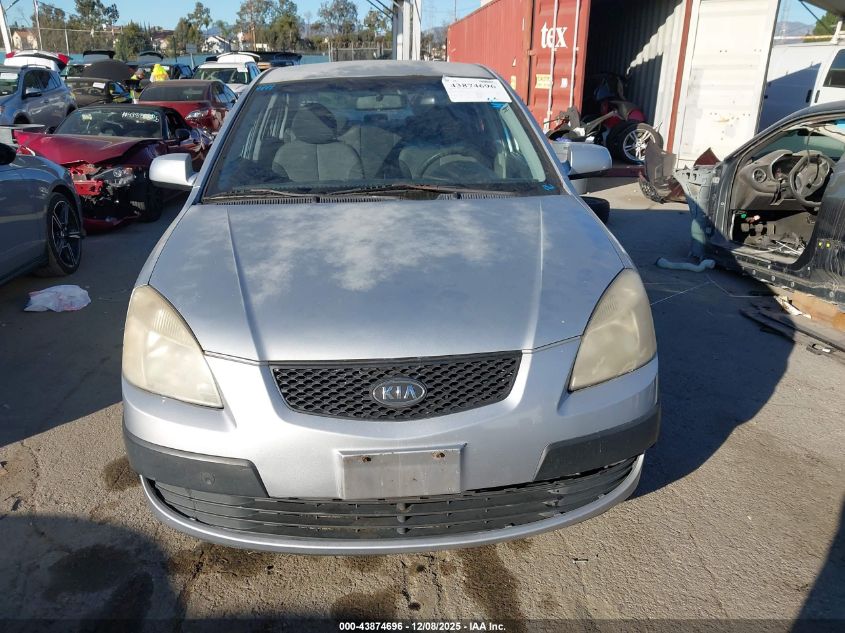 2006 Kia Rio Lx VIN: KNADE123266136262 Lot: 43874696