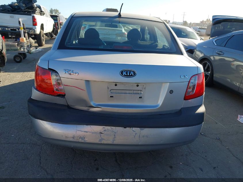 2006 Kia Rio Lx VIN: KNADE123266136262 Lot: 43874696