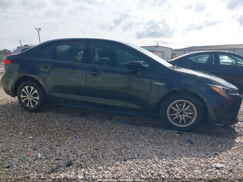 2020 Toyota Corolla Hybrid Le VIN: JTDEBRBE3LJ003177 Lot: 43874713