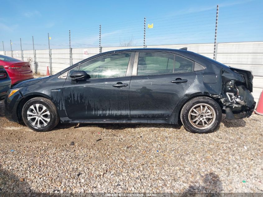 2020 Toyota Corolla Hybrid Le VIN: JTDEBRBE3LJ003177 Lot: 43874713