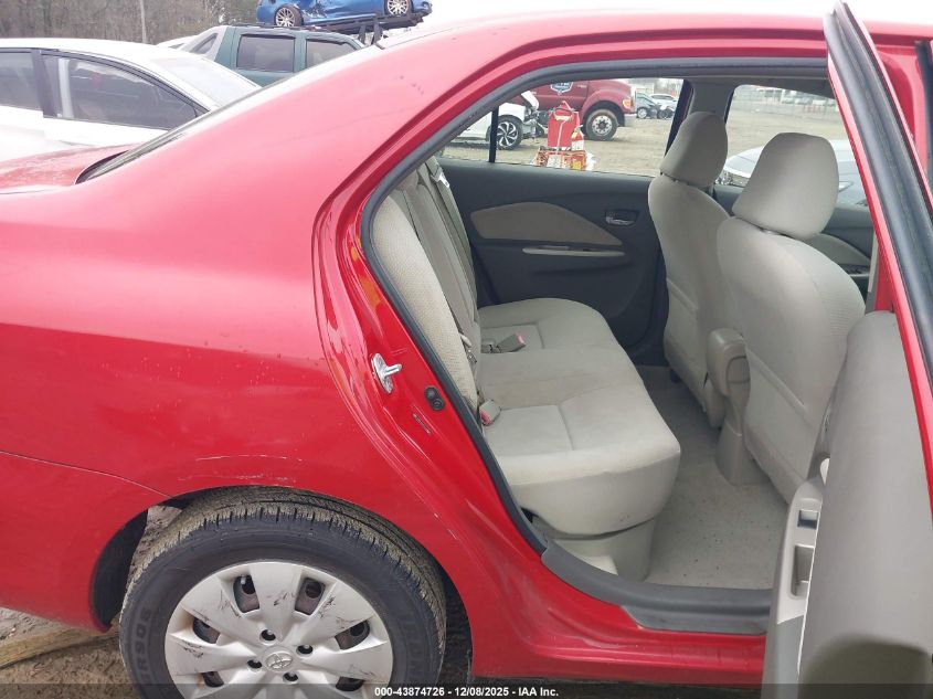 2010 Toyota Yaris VIN: JTDBT4K30A1392021 Lot: 43874726