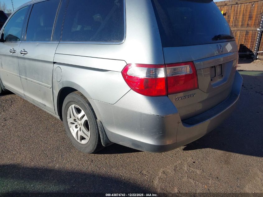 2006 Honda Odyssey Ex-L VIN: 5FNRL38716B110793 Lot: 43874743