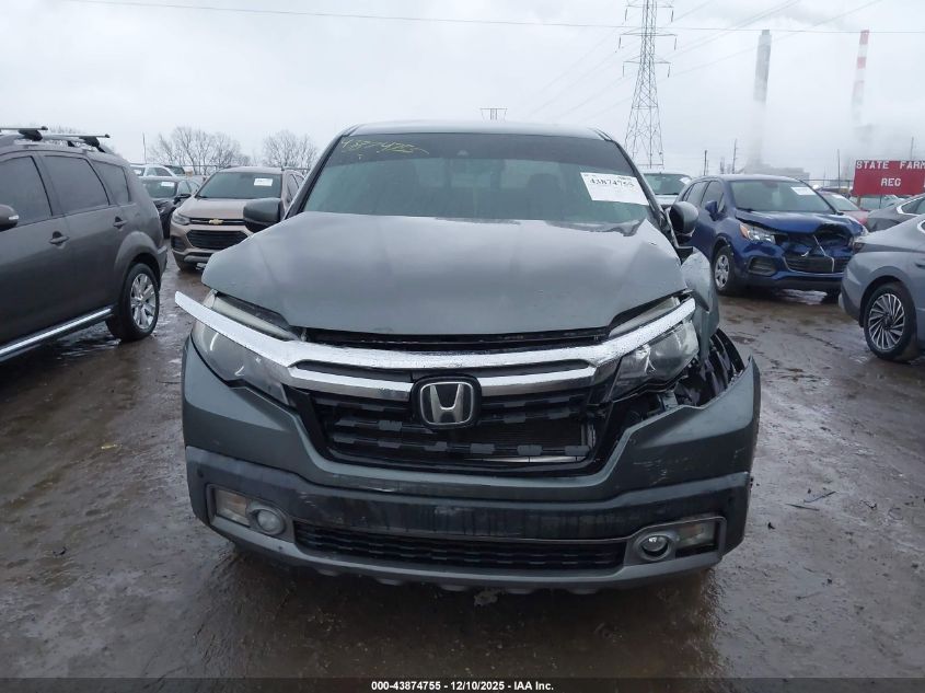 2017 Honda Ridgeline Rtl-E VIN: 5FPYK3F78HB002277 Lot: 43874755