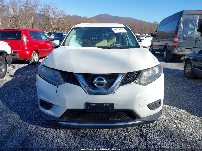 2016 Nissan Rogue S VIN: 5N1AT2MT0GC922834 Lot: 43874836
