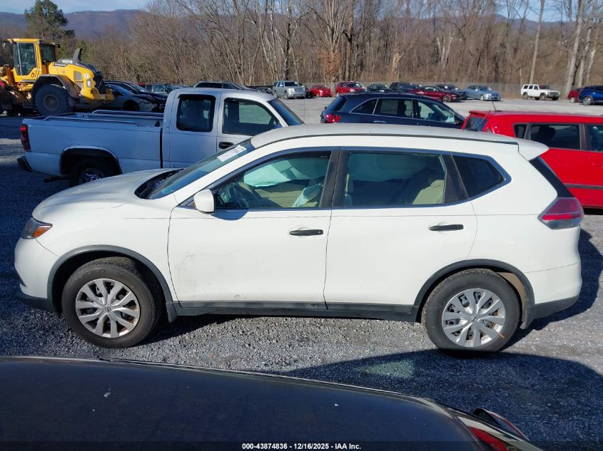 2016 Nissan Rogue S VIN: 5N1AT2MT0GC922834 Lot: 43874836