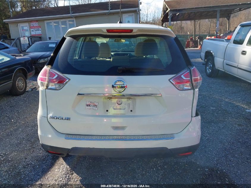 2016 Nissan Rogue S VIN: 5N1AT2MT0GC922834 Lot: 43874836