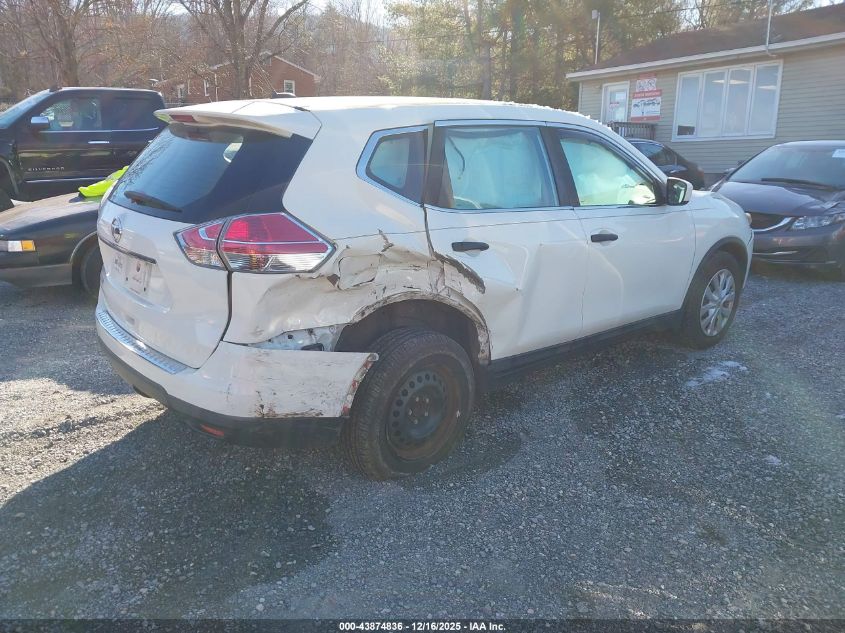2016 Nissan Rogue S VIN: 5N1AT2MT0GC922834 Lot: 43874836
