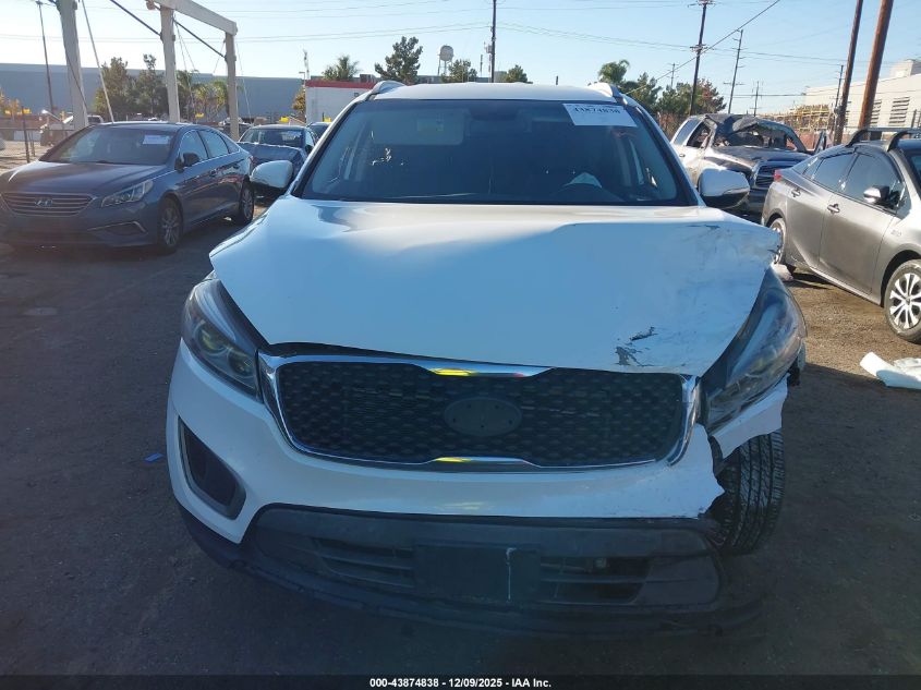 2018 Kia Sorento 2.4L Lx VIN: 5XYPG4A39JG348014 Lot: 43874838