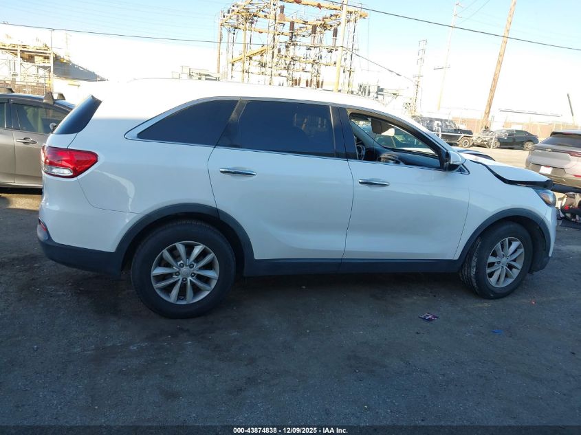 2018 Kia Sorento 2.4L Lx VIN: 5XYPG4A39JG348014 Lot: 43874838
