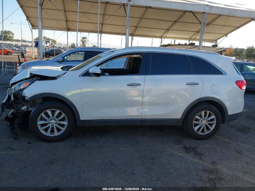 2018 Kia Sorento 2.4L Lx VIN: 5XYPG4A39JG348014 Lot: 43874838
