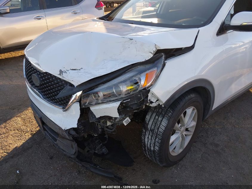 2018 Kia Sorento 2.4L Lx VIN: 5XYPG4A39JG348014 Lot: 43874838