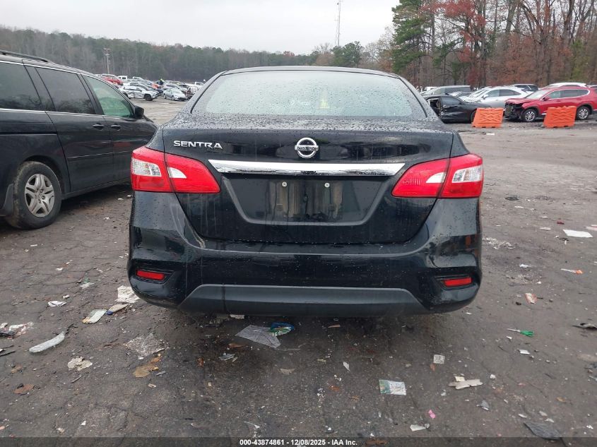 2016 Nissan Sentra S VIN: 3N1AB7AP7GY306960 Lot: 43874861