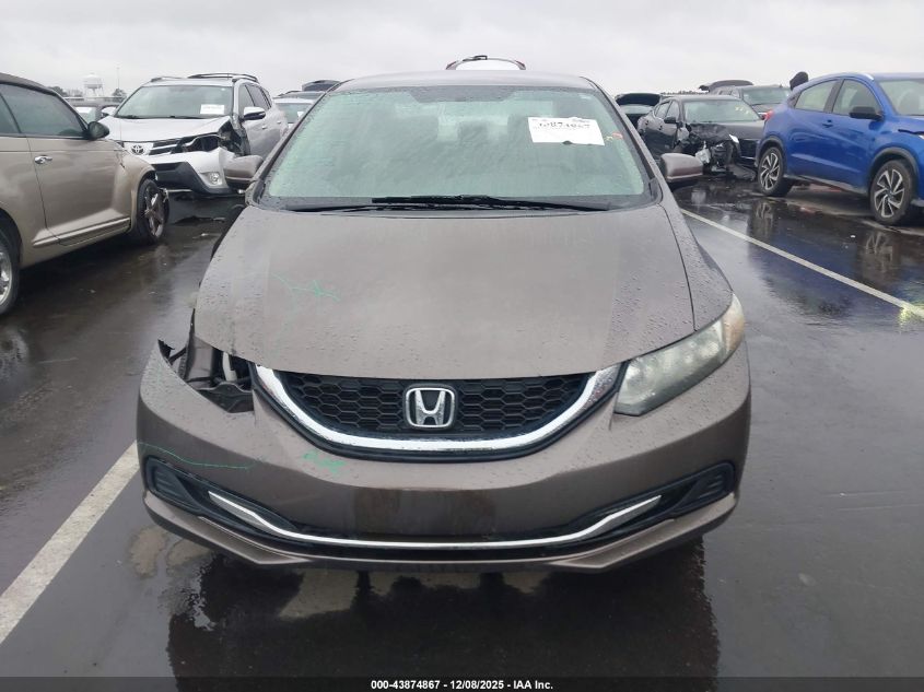 2014 Honda Civic Lx VIN: 19XFB2F59EE033130 Lot: 43874867