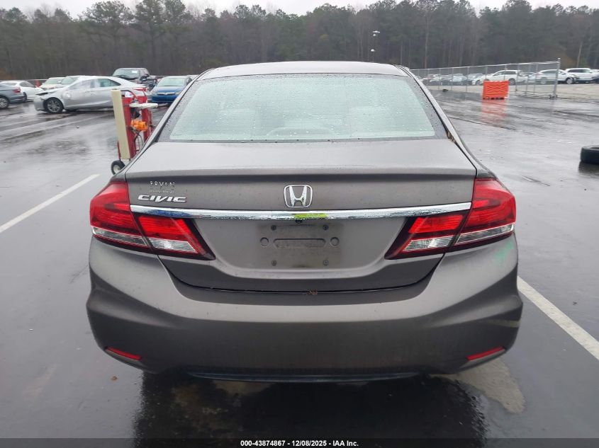 2014 Honda Civic Lx VIN: 19XFB2F59EE033130 Lot: 43874867