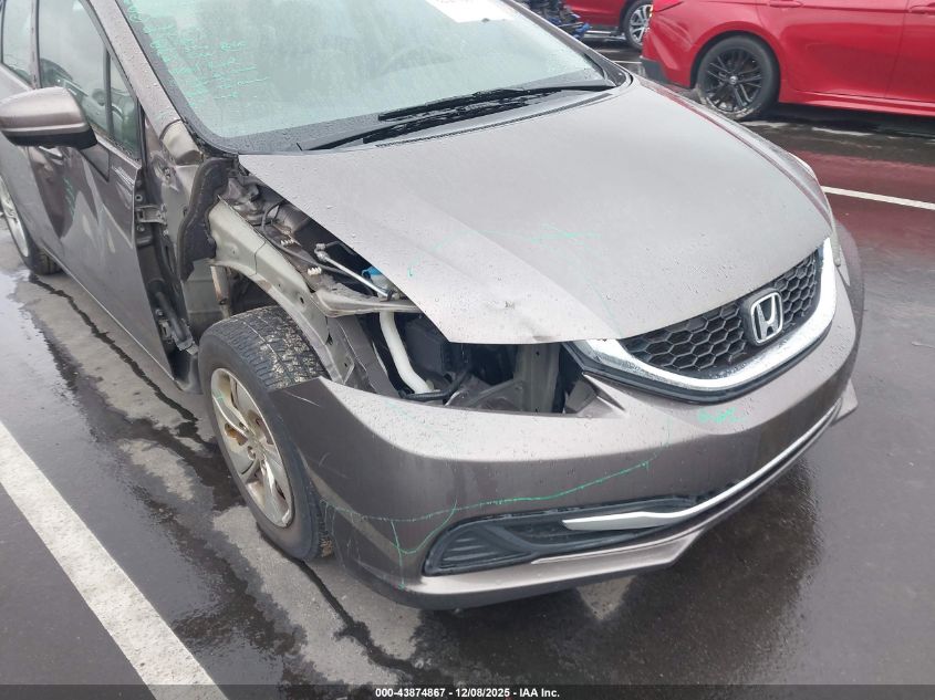 2014 Honda Civic Lx VIN: 19XFB2F59EE033130 Lot: 43874867