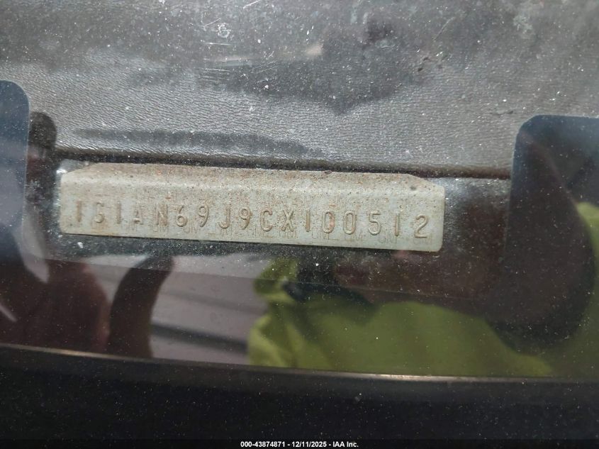 1982 Chevrolet Caprice Classic VIN: 1G1AN69J9CX100512 Lot: 43874871