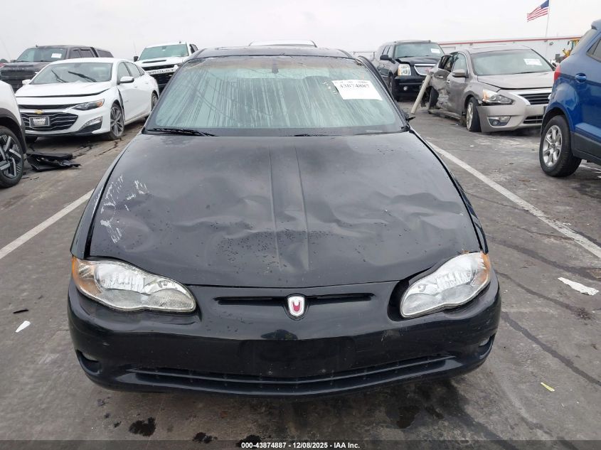 2001 Chevrolet Monte Carlo Ss VIN: 2G1WX15K519114291 Lot: 43874887