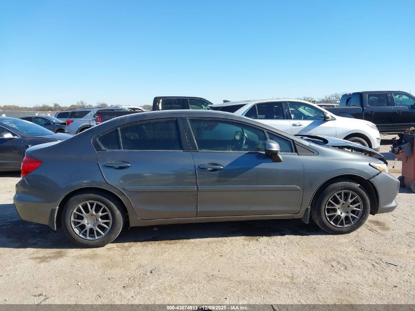 2012 Honda Civic Lx VIN: 2HGFB2F55CH583816 Lot: 43874911